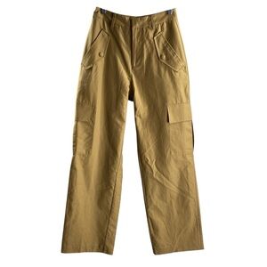 RAILS SIZE 0 TAN POCKETS WIDE LEG COTTON BLEND DALEY PANTS NWT $248